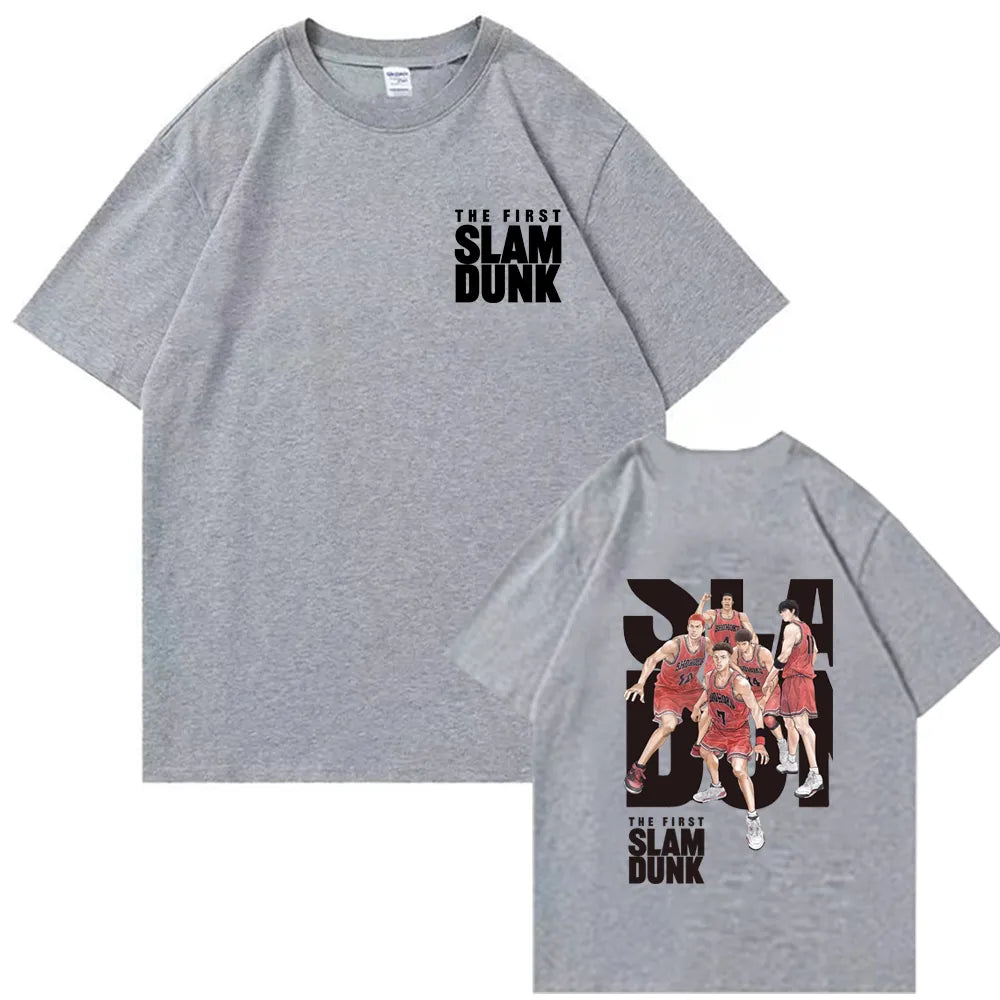 Polera Anime Algodón Slam Dunk, Sakuragi Hanamichi, Kaede Rukawa