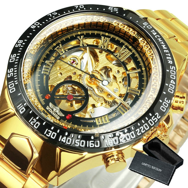 Reloj elegante dorado Nautic Watch™