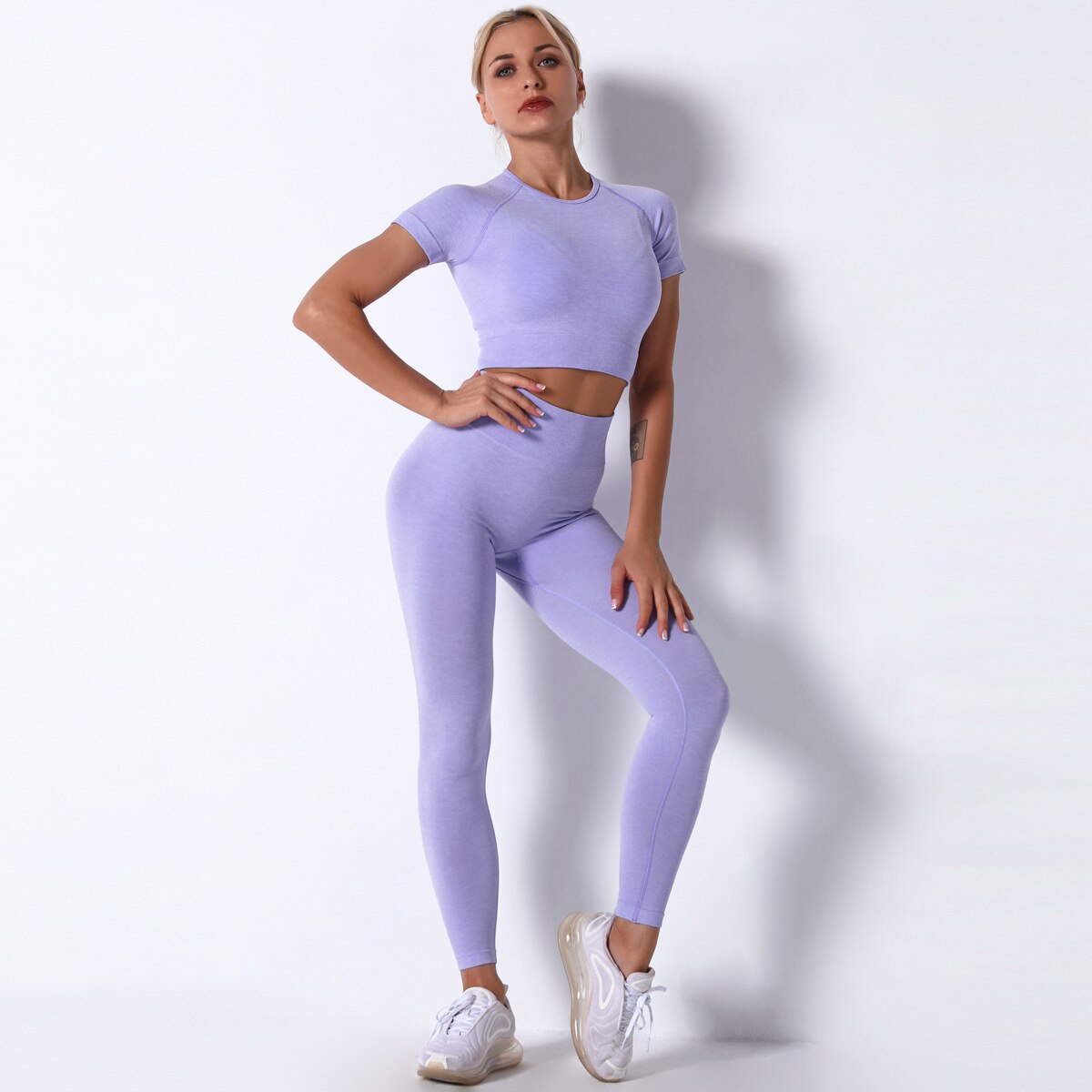 Traje de yoga mujer 2 piezas