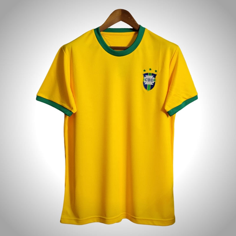 Camiseta Retro 1970 Brasil Vintage Pele Personalizable