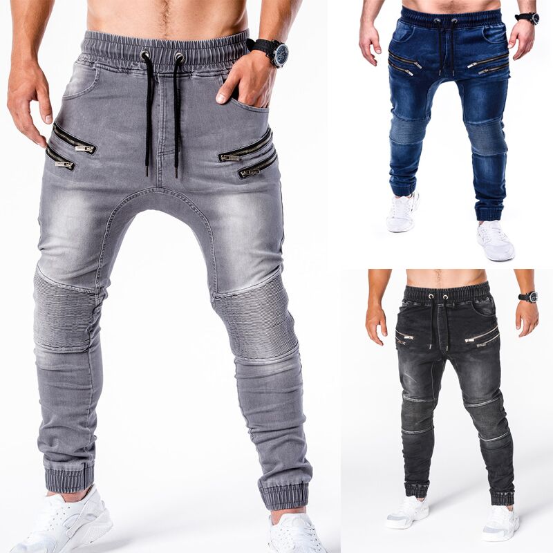 Jeans casuales tipo joggers deportivo