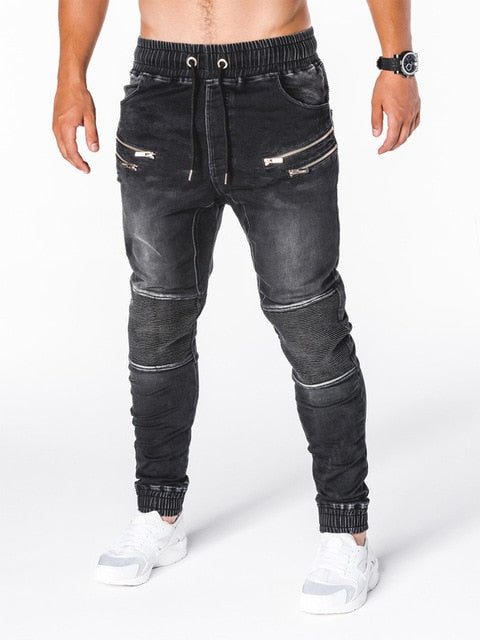 Jeans casuales tipo joggers deportivo