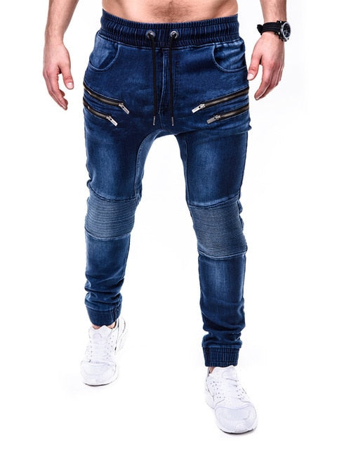 Jeans casuales tipo joggers deportivo