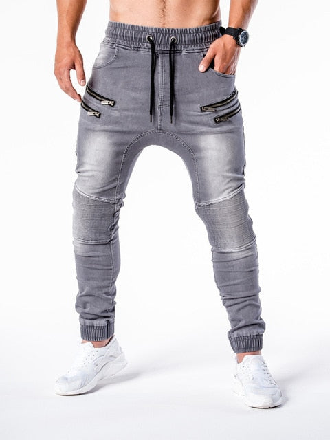 Jeans casuales tipo joggers deportivo