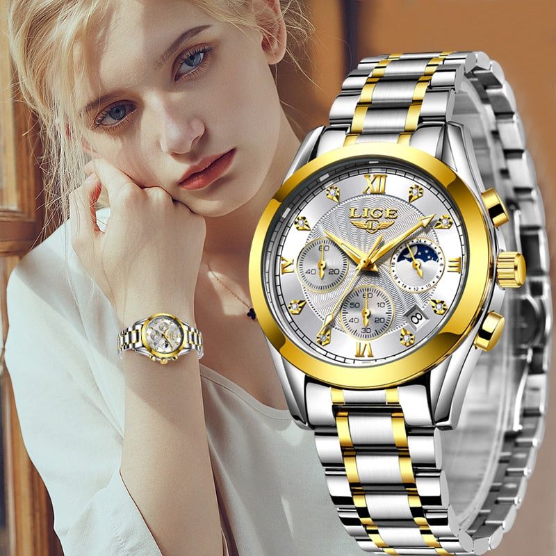 LIGE™ Elegant Luxury Watch OFERTA LIMITADA !