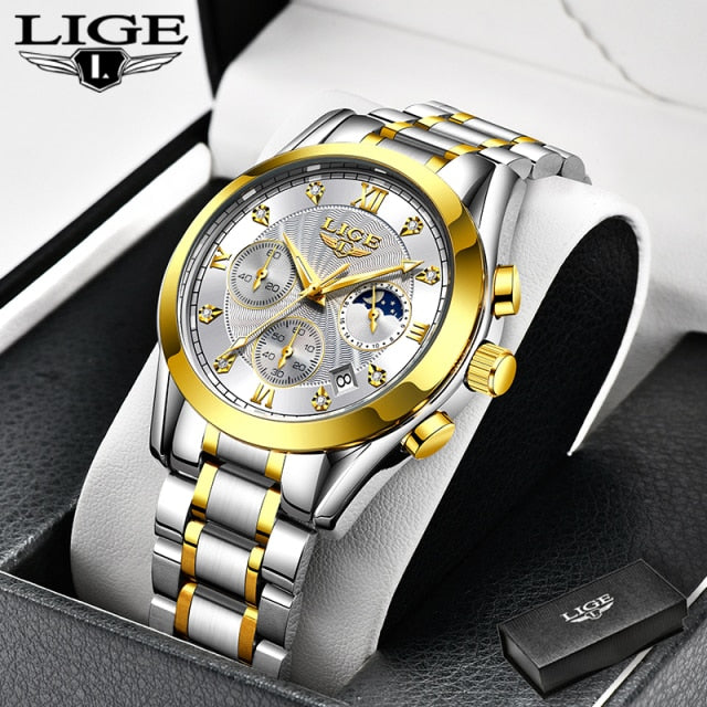 LIGE™ Elegant Luxury Watch OFERTA LIMITADA !