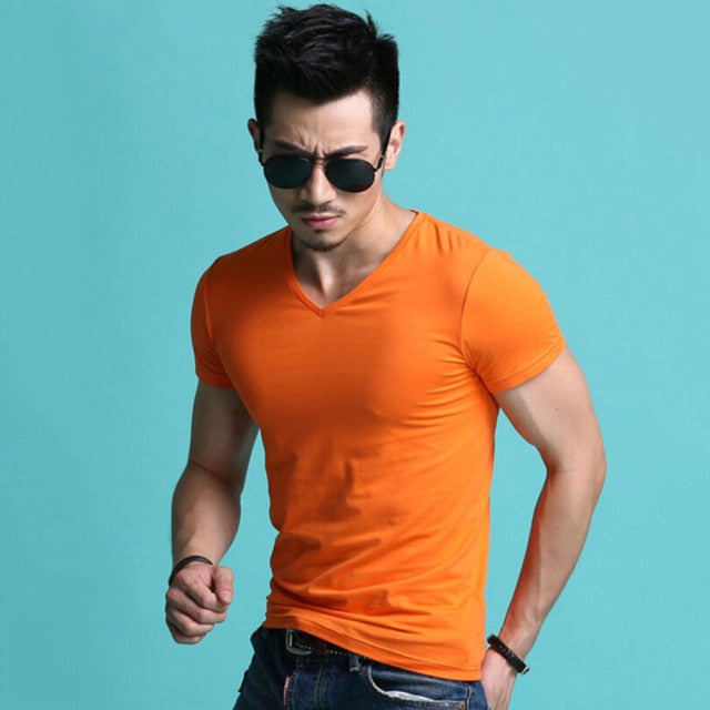 Polera Fashion cuello en V Hombre 2021-2022