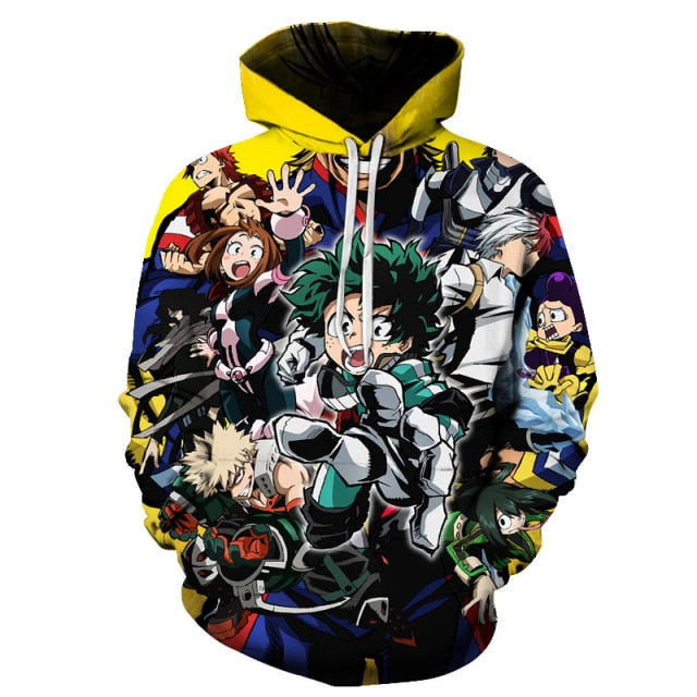 New My Hero Academia pullover