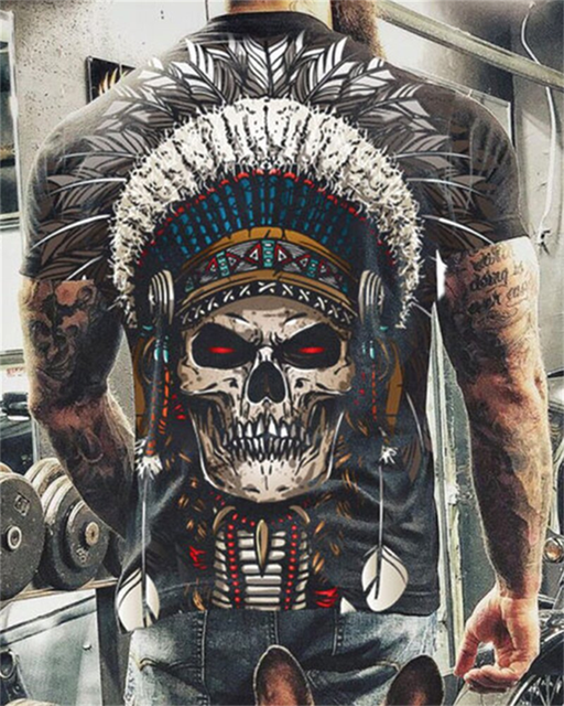 Polera Stampex™ Skull Style Moda 2022