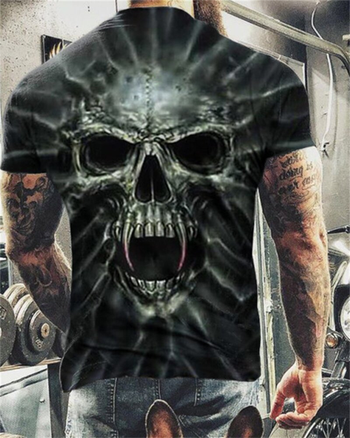 Polera Stampex™ Skull Style Moda 2022